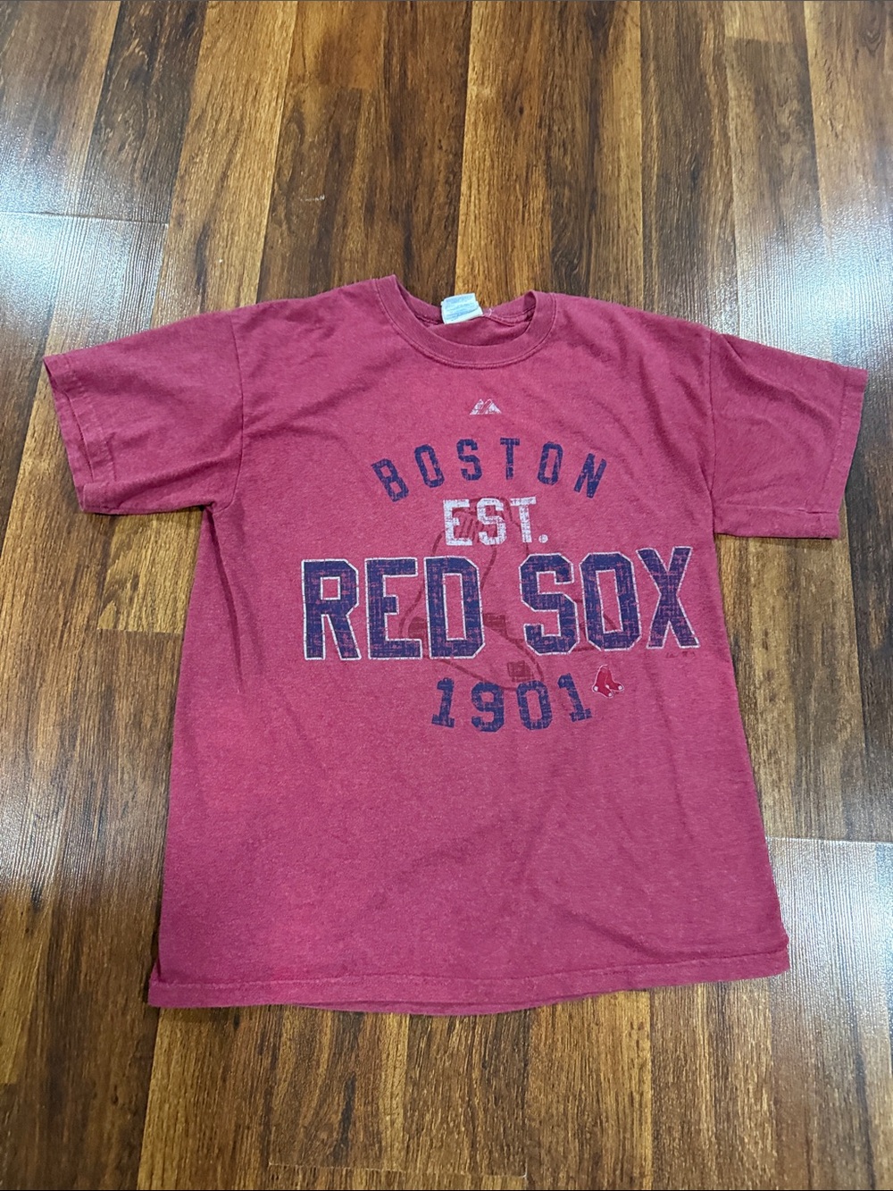 Boston Red Sox Men's Short Sleeve Graphic T-Shirt - Red